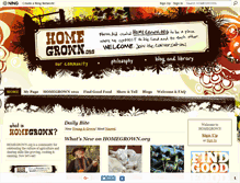 Tablet Screenshot of homegrown.org